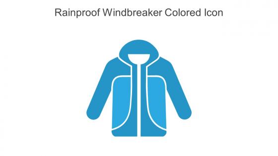 Rainproof Windbreaker Colored Icon In Powerpoint Pptx Png And Editable Eps Format