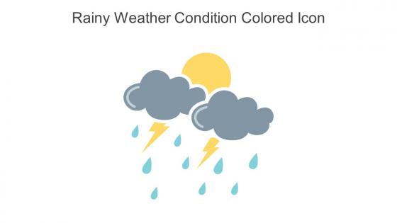 Rainy Weather Condition Colored Icon In Powerpoint Pptx Png And Editable Eps Format