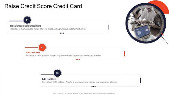 Raise Credit Score Credit Card In Powerpoint And Google Slides Cpb