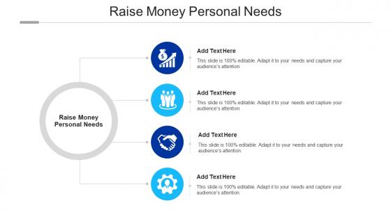 Raise Money Personal Needs Ppt Powerpoint Presentation Summary Grid Cpb