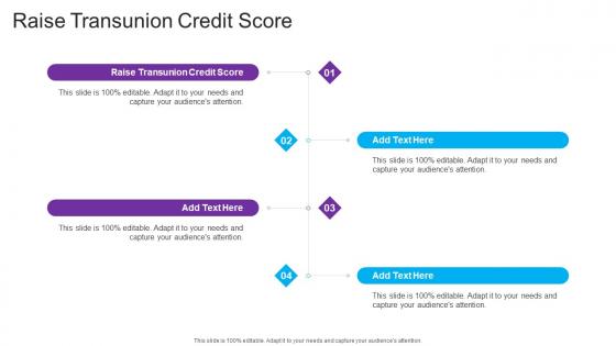 Raise Transunion Credit Score In Powerpoint And Google Slides Cpb