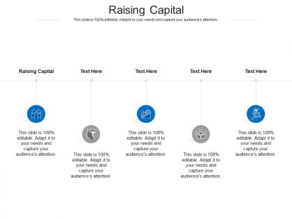 Raising capital ppt powerpoint presentation infographics pictures cpb