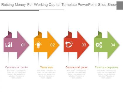 Raising money for working capital template powerpoint slide show