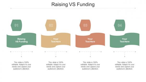 Raising Vs Funding Ppt Powerpoint Presentation Show Backgrounds Cpb