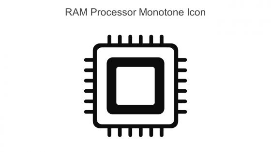 RAM Processor Monotone Icon In Powerpoint Pptx Png And Editable Eps Format