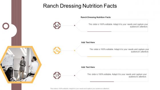 Ranch Dressing Nutrition Facts In Powerpoint And Google Slides Cpb
