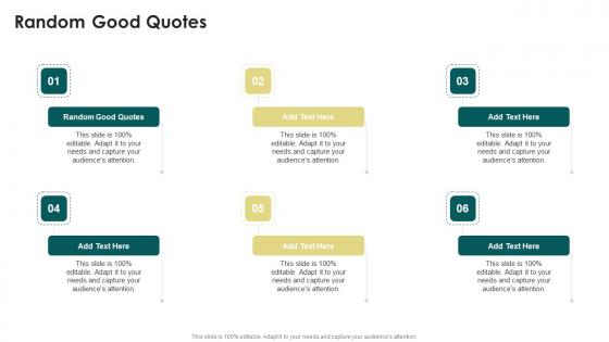 Random Good Quotes In Powerpoint And Google Slides Cpb