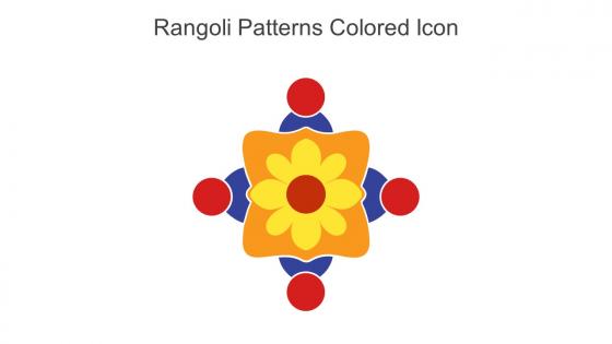 Rangoli Patterns Colored Icon In Powerpoint Pptx Png And Editable Eps Format