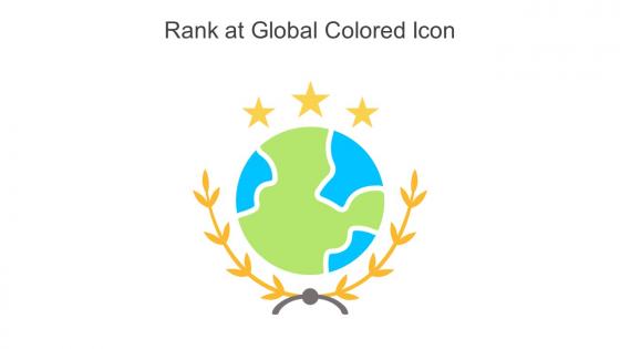 Rank At Global Colored Icon In Powerpoint Pptx Png And Editable Eps Format