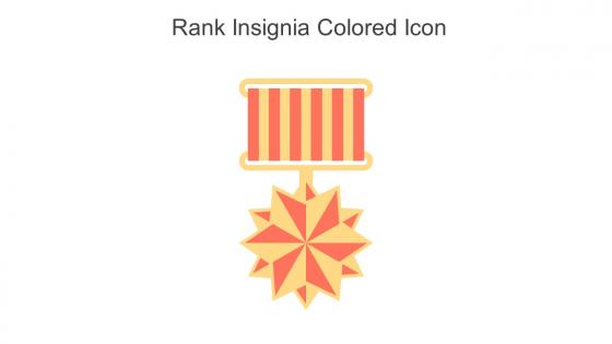 Rank Insignia Colored Icon In Powerpoint Pptx Png And Editable Eps Format