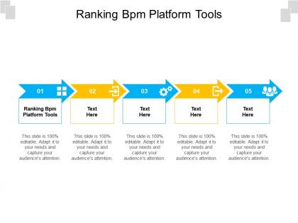 Ranking bpm platform tools ppt powerpoint presentation infographics brochure cpb