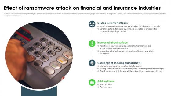 Ransomware In Digital Age Effect Of Ransomware Attack On Financial And Insurance Industries