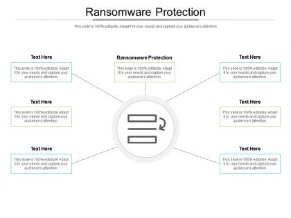 Ransomware protection ppt powerpoint presentation icon visuals cpb
