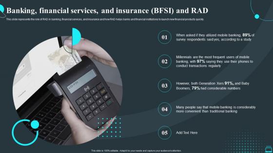 Rapid Application Development Banking Financial Services And Insurance BFSI And Rad