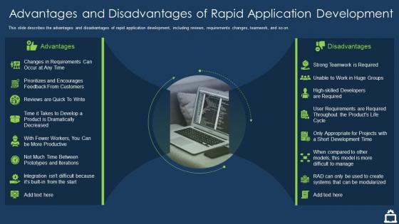 Rapid application development it advantages and disadvantages of rapid application development