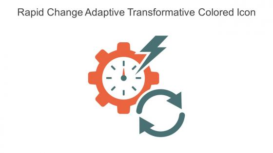 Rapid Change Adaptive Transformative Colored Icon In Powerpoint Pptx Png And Editable Eps Format