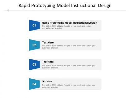 Rapid prototyping model instructional design ppt powerpoint presentation styles picture cpb