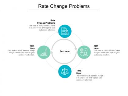 Rate change problems ppt powerpoint presentation model example topics cpb