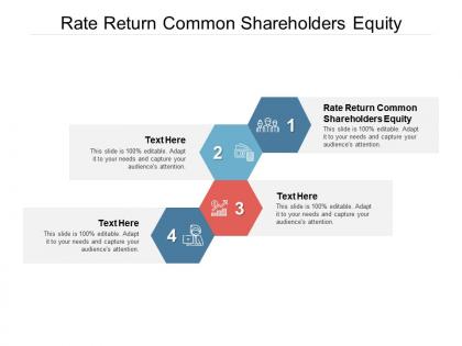 Rate return common shareholders equity ppt powerpoint presentation rules cpb