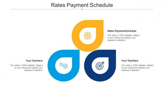 Rates Payment Schedule Ppt Powerpoint Presentation Summary Cpb
