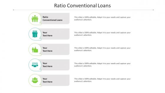 Ratio conventional loans ppt powerpoint presentation infographic template show cpb