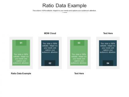 Ratio data example ppt powerpoint presentation slides portfolio cpb