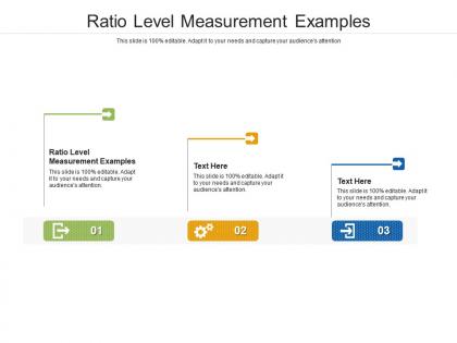 Ratio level measurement examples ppt powerpoint presentation gallery clipart images cpb
