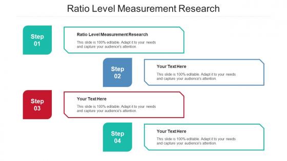 Ratio Level Measurement Research Ppt Powerpoint Presentation Slides Graphics Cpb
