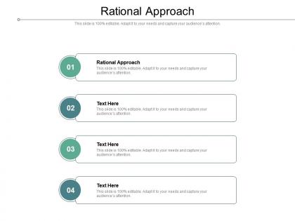 Rational approach ppt powerpoint presentation inspiration visuals cpb