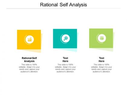 Rational self analysis ppt powerpoint presentation slides tips cpb