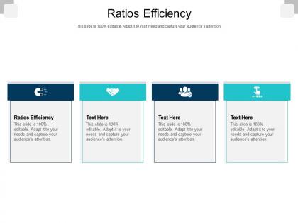 Ratios efficiency ppt powerpoint presentation visual aids background images cpb