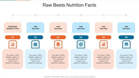 Raw Beets Nutrition Facts In Powerpoint And Google Slides Cpb