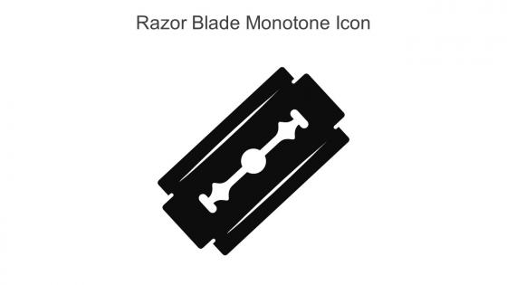 Razor Blade Monotone Icon In Powerpoint Pptx Png And Editable Eps Format