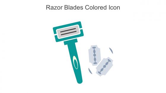 Razor Blades Colored Icon In Powerpoint Pptx Png And Editable Eps Format