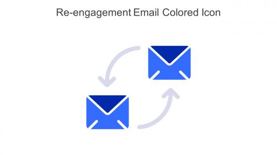 Re Engagement Email Colored Icon In Powerpoint Pptx Png And Editable Eps Format