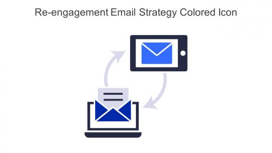 Re Engagement Email Strategy Colored Icon In Powerpoint Pptx Png And Editable Eps Format