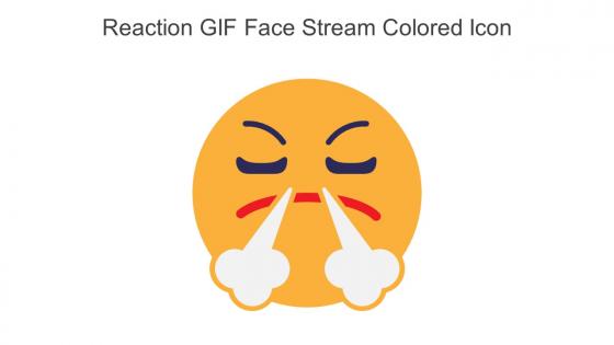 Reaction GIF Face Stream Colored Icon In Powerpoint Pptx Png And Editable Eps Format