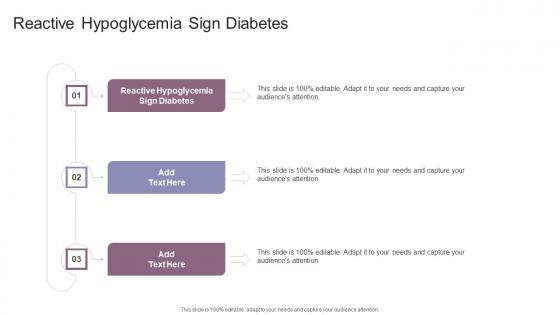 Reactive Hypoglycemia Sign Diabetes In Powerpoint And Google Slides Cpb