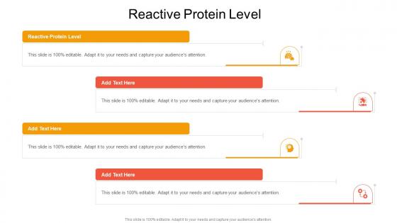 Reactive Protein Level In Powerpoint And Google Slides Cpb