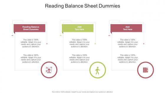 Reading Balance Sheet Dummies In Powerpoint And Google Slides Cpb