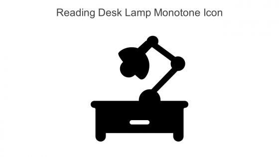 Reading Desk Lamp Monotone Icon In Powerpoint Pptx Png And Editable Eps Format