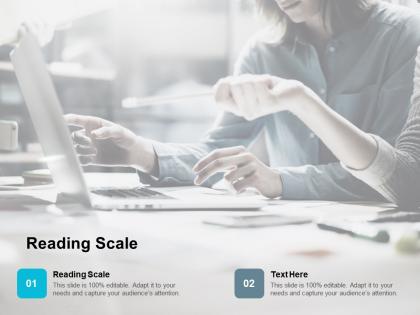 Reading scale ppt powerpoint presentation file background designs cpb