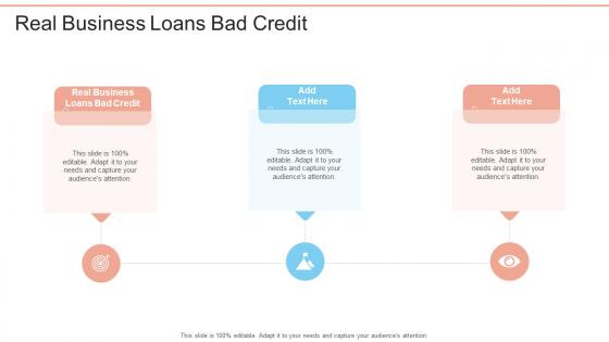 Real Business Loans Bad Credit In Powerpoint And Google Slides Cpb