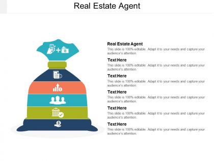 Real estate agent ppt powerpoint presentation icon influencers cpb