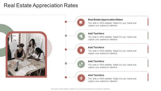 Real Estate Appreciation Rates In Powerpoint And Google Slides Cpb