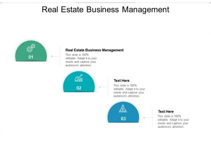 Real estate business management ppt powerpoint presentation summary aids cpb