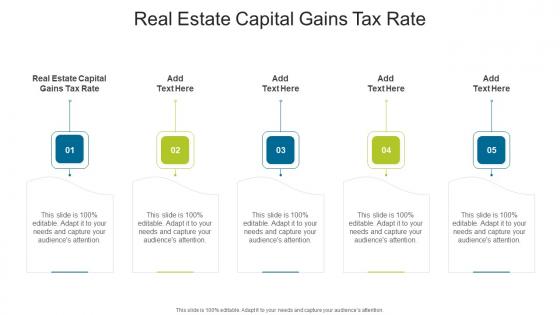 Real Estate Capital Gains Tax Rate In Powerpoint And Google Slides Cpb