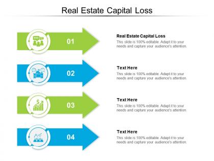 Real estate capital loss ppt powerpoint presentation inspiration skills cpb