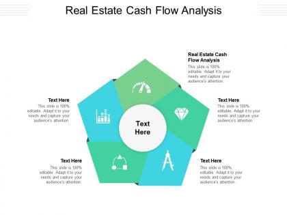 Real estate cash flow analysis ppt powerpoint presentation summary pictures cpb