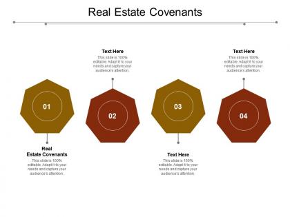 Real estate covenants ppt powerpoint presentation slides influencers cpb
